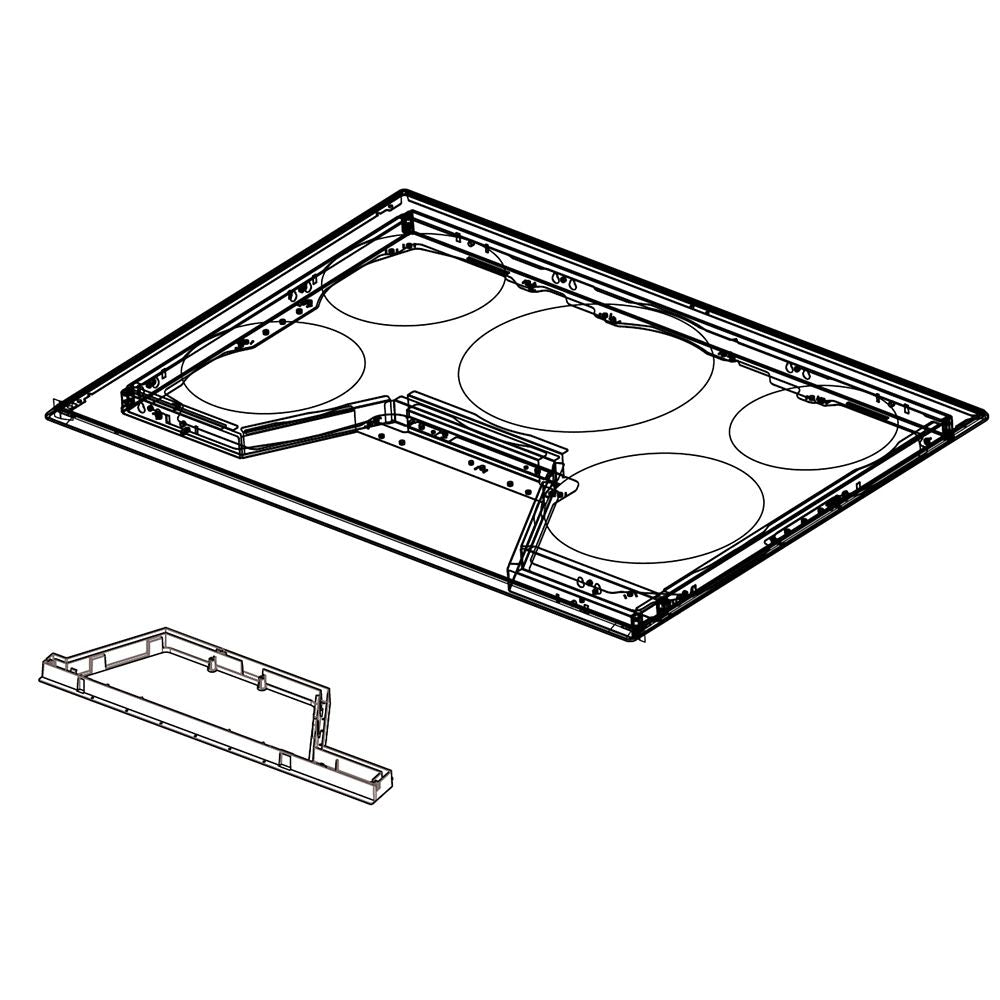 Samsung DG94-01476A Cooktop Main Top