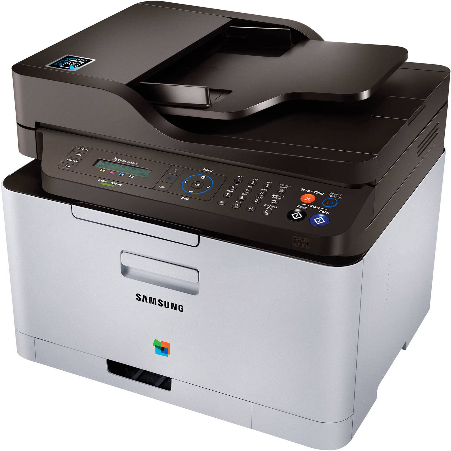 Samsung SLC460FW/XAA Wireless Color Printer With Scanner, Copier And Fax