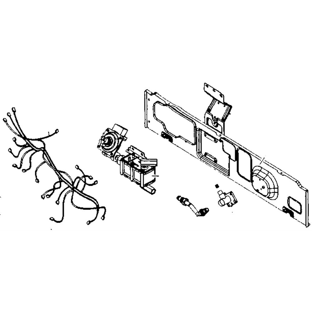 Samsung DG94-00513A Range Warmer Drawer Rear Cover Assembly