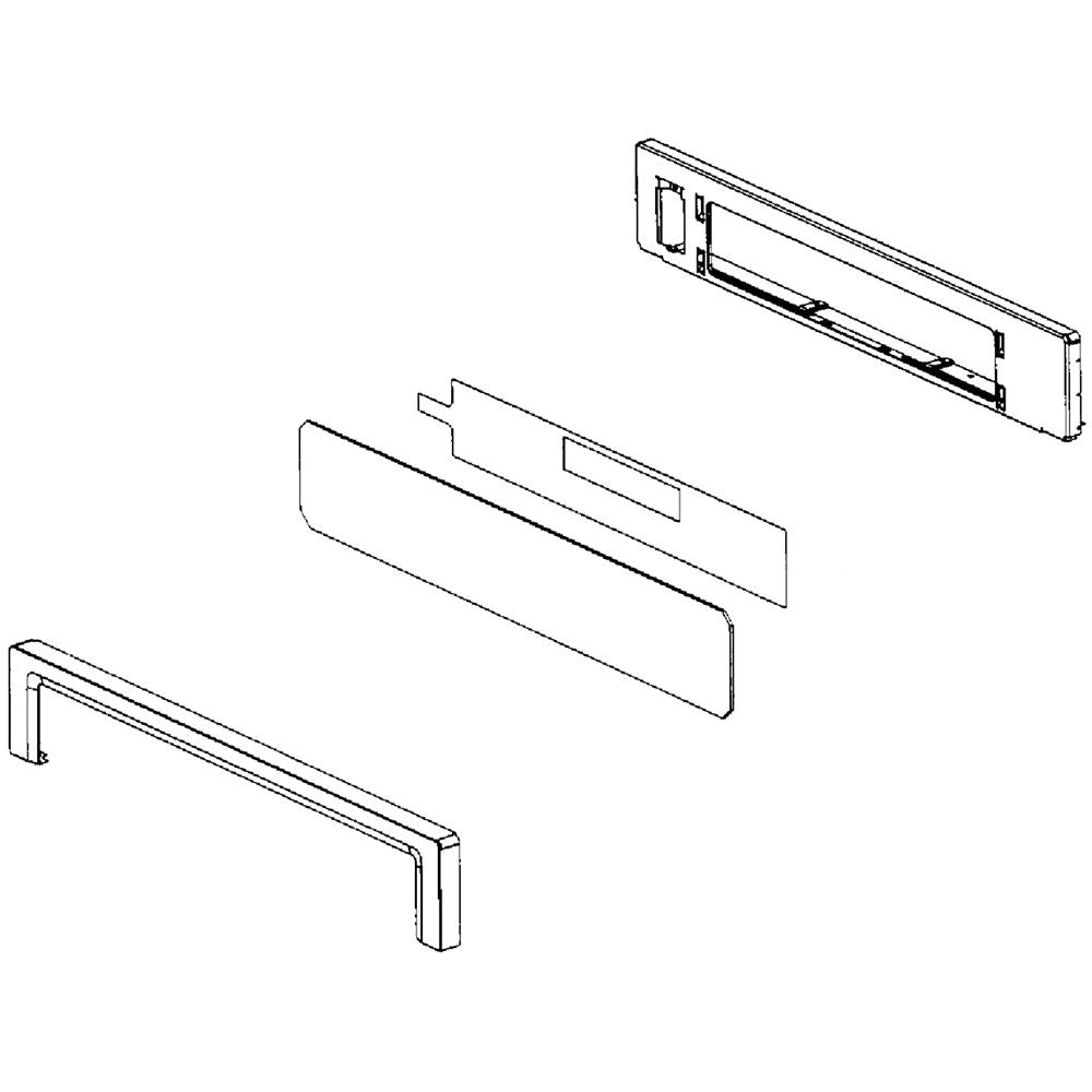 Samsung DG94-01608A Wall Oven Control Panel Assembly