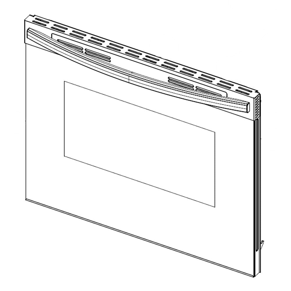 Samsung DG94-03597A Range Oven Door Assembly