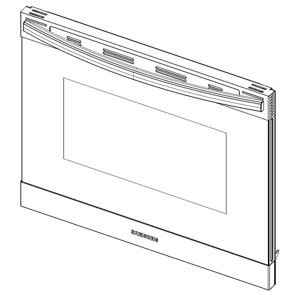 Samsung DG94-04085A Range Oven Door Assembly