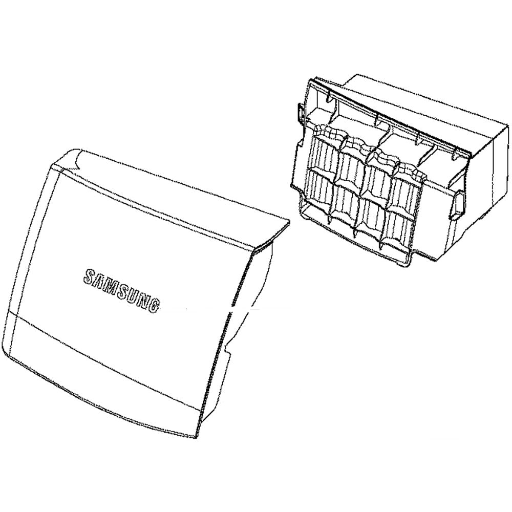 Samsung DC97-17013A Washer Dispenser Drawer Handle Assembly