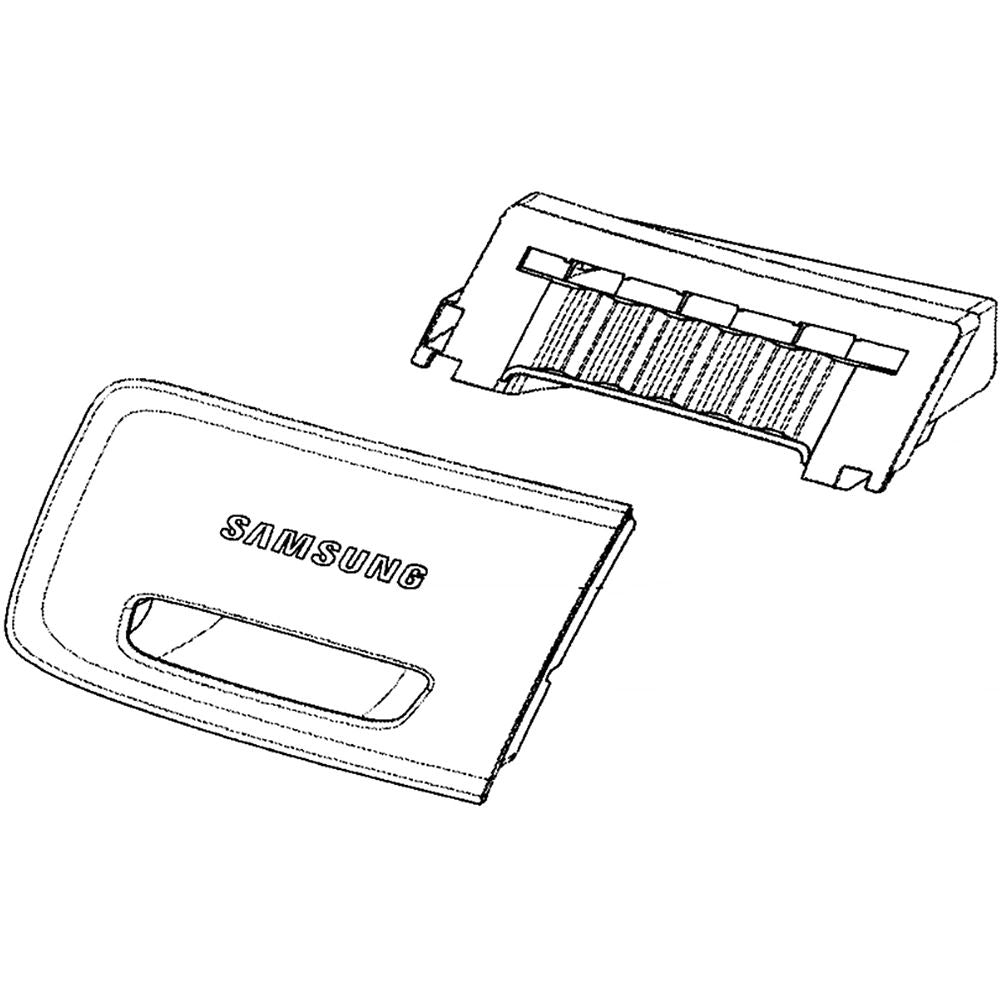 Samsung DC97-18109G Washer Dispenser Drawer Handle Assembly