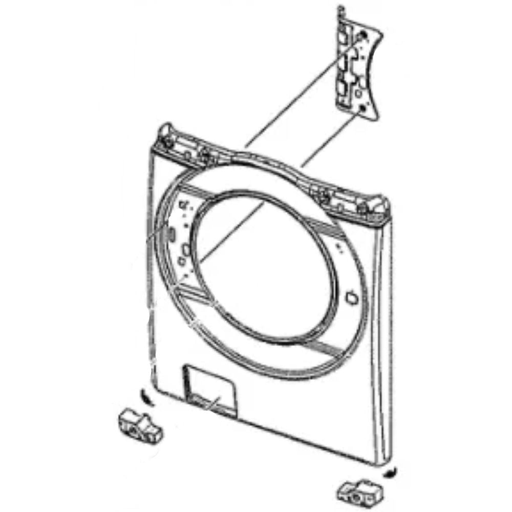 Samsung DC97-21446C Washer Front Panel