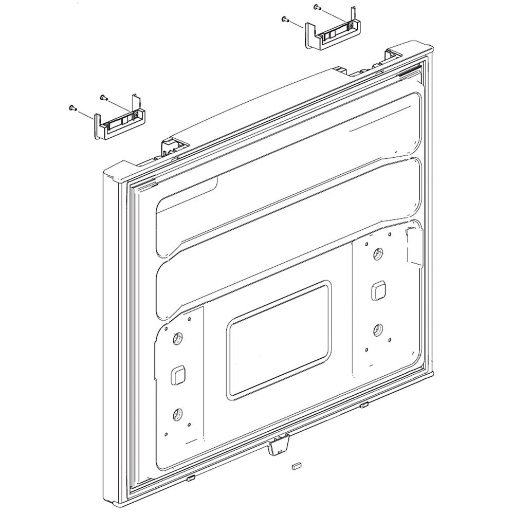 Samsung DA91-05435A Refrigerator Freezer Door Assembly