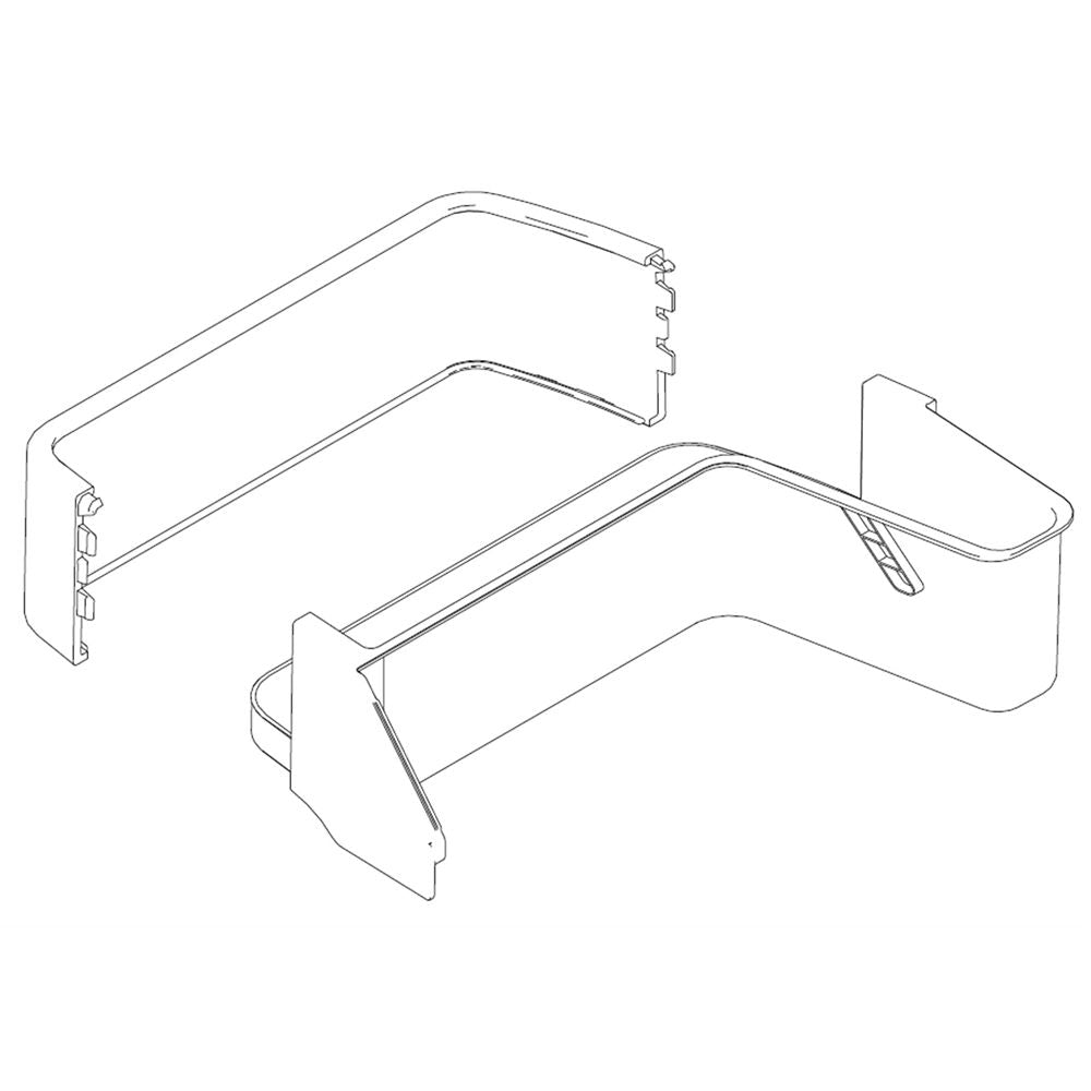 Samsung DA97-13819B Refrigerator Door Bin Assembly, Lower