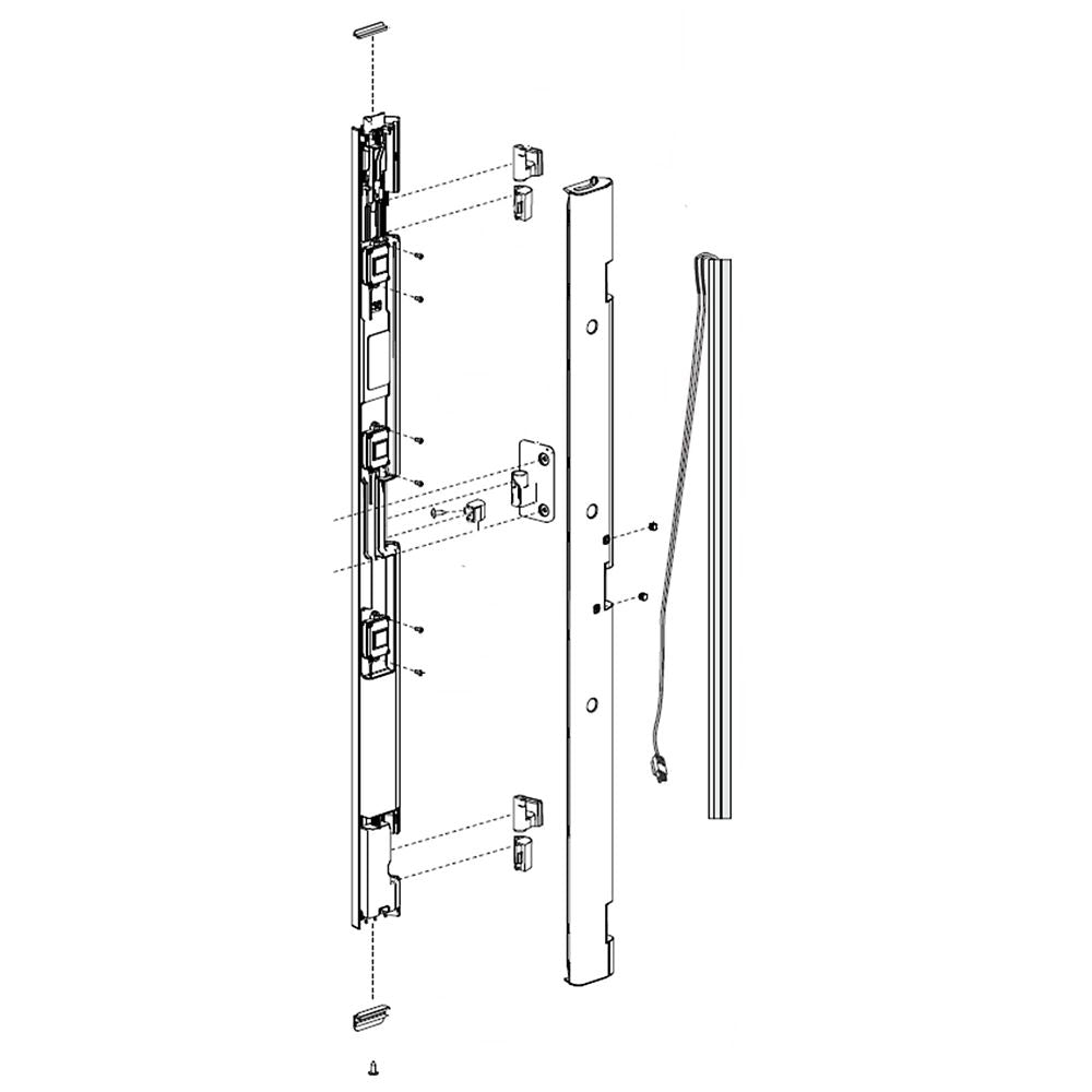 Samsung DA97-16749B Refrigerator Flipper Assembly