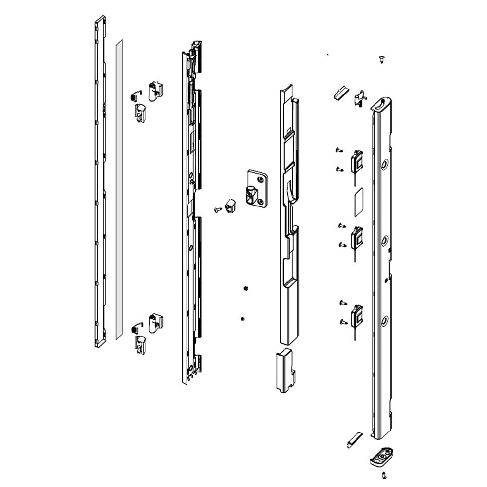 Samsung DA97-16749F Refrigerator French Assembly