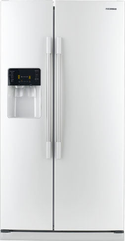 Samsung RS2530BWP/XAA 25.0 Cu. Ft. Side By Side Refrigerator