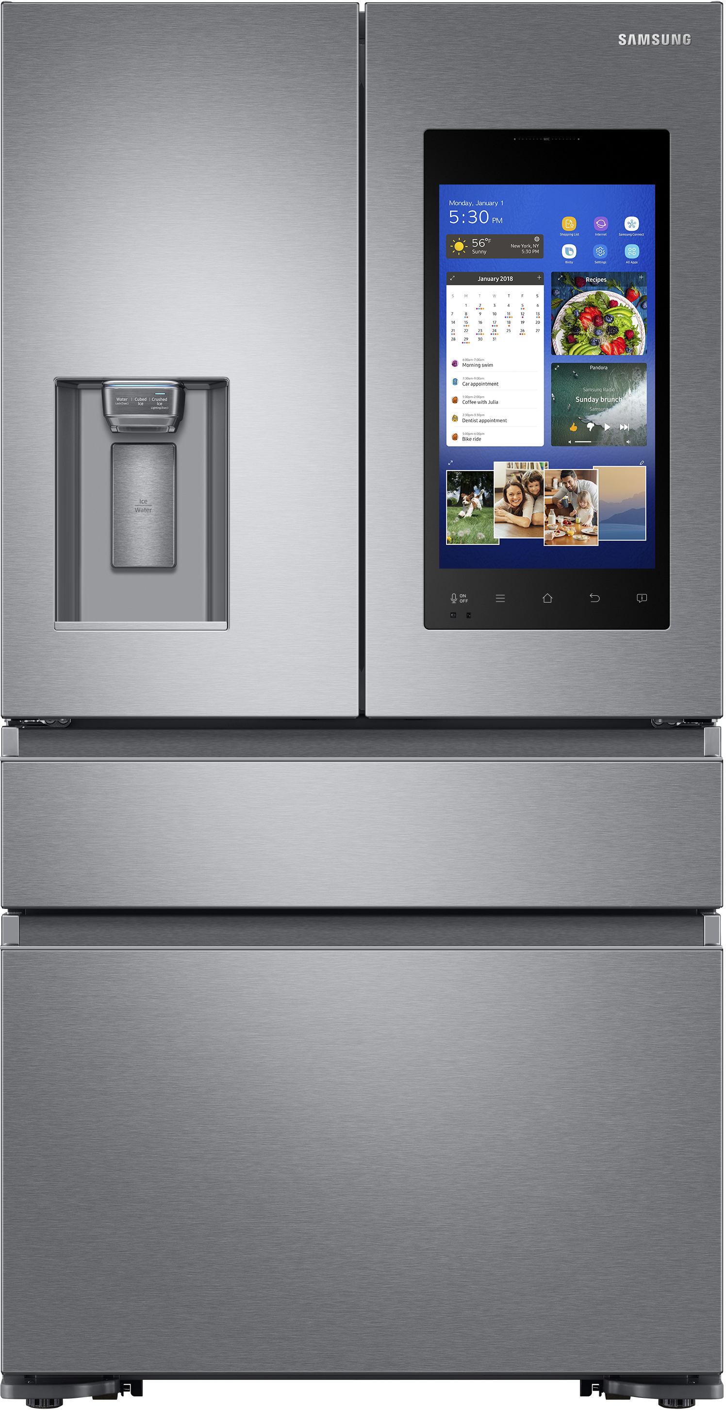 Samsung RF23M8570SR/AA 22.2 Cu. Ft. 4-Door French Door Refrigerator