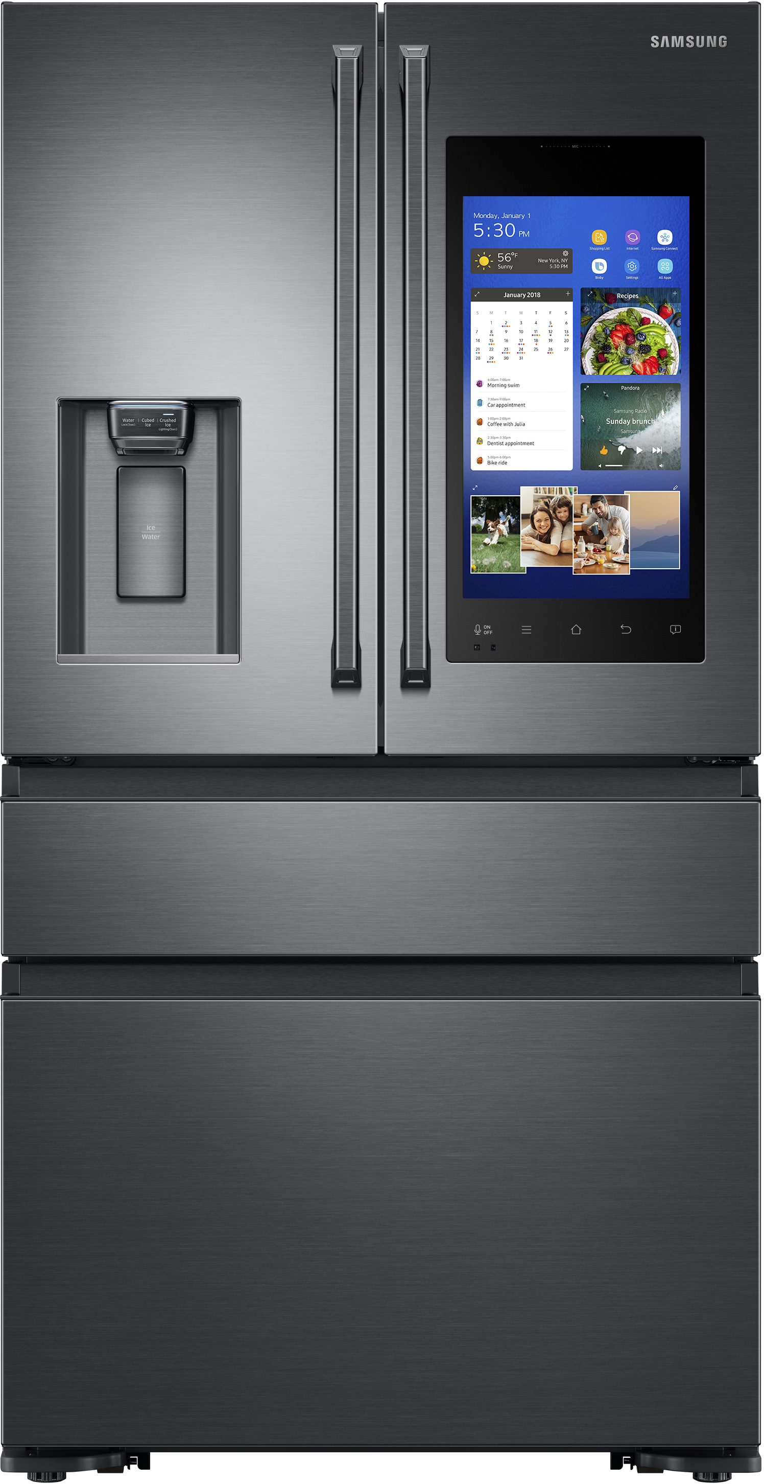 Samsung RF23M8590SG/AA 22.2 Cu. Ft. 4-Door French Door Refrigerator