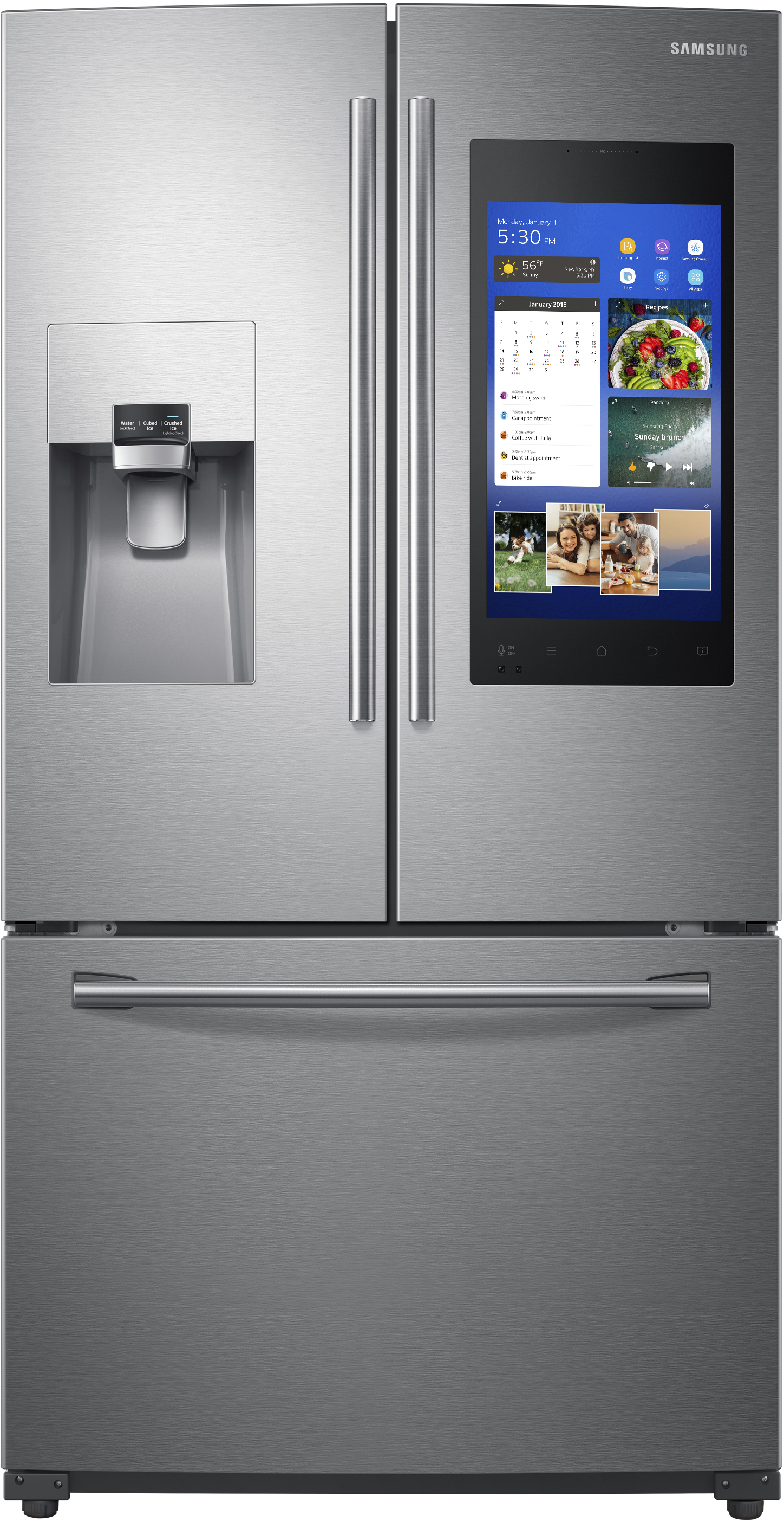 Samsung RF265BEAESR/AA 24.2 Cu. Ft. 3-Door French Door Refrigerator