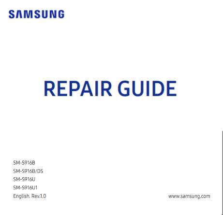  Service guide for S916-G