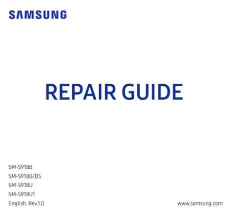 Service Guide For  S918-G