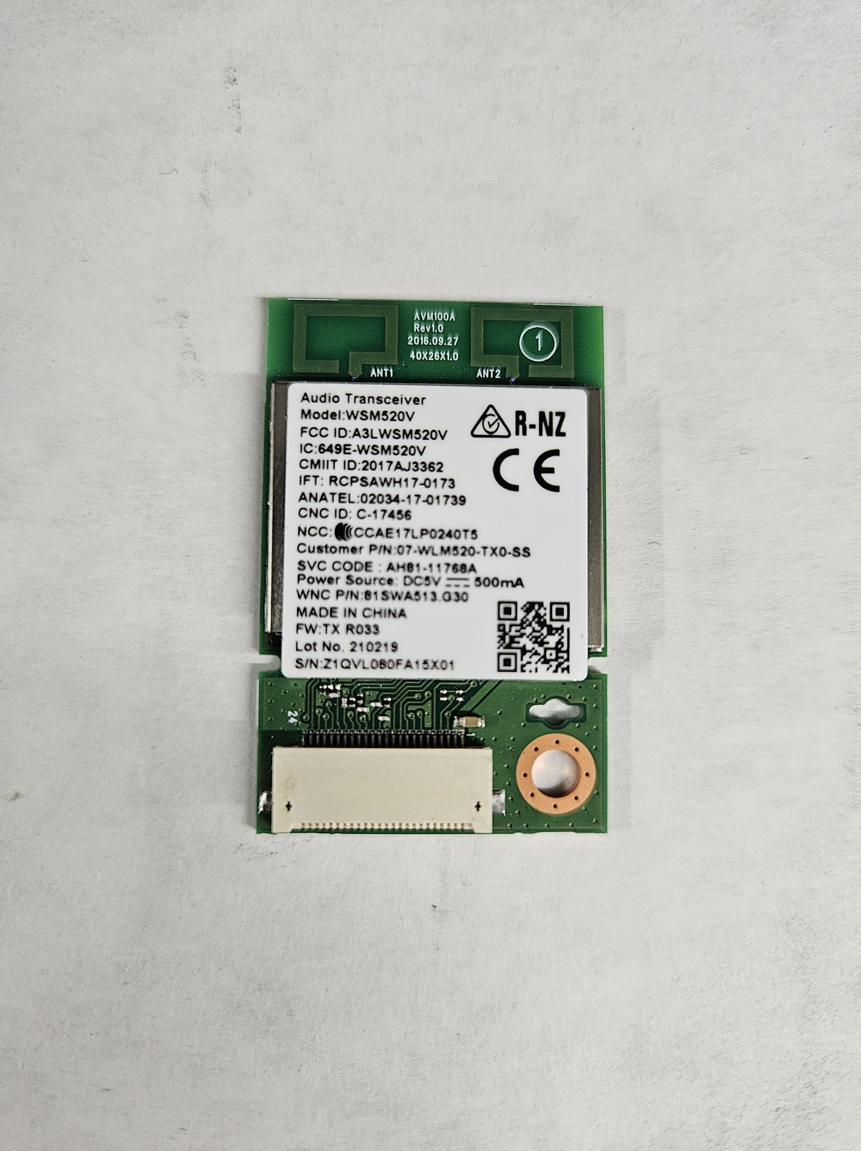 Samsung AH81-11768A A S Wireless Module Tx World W