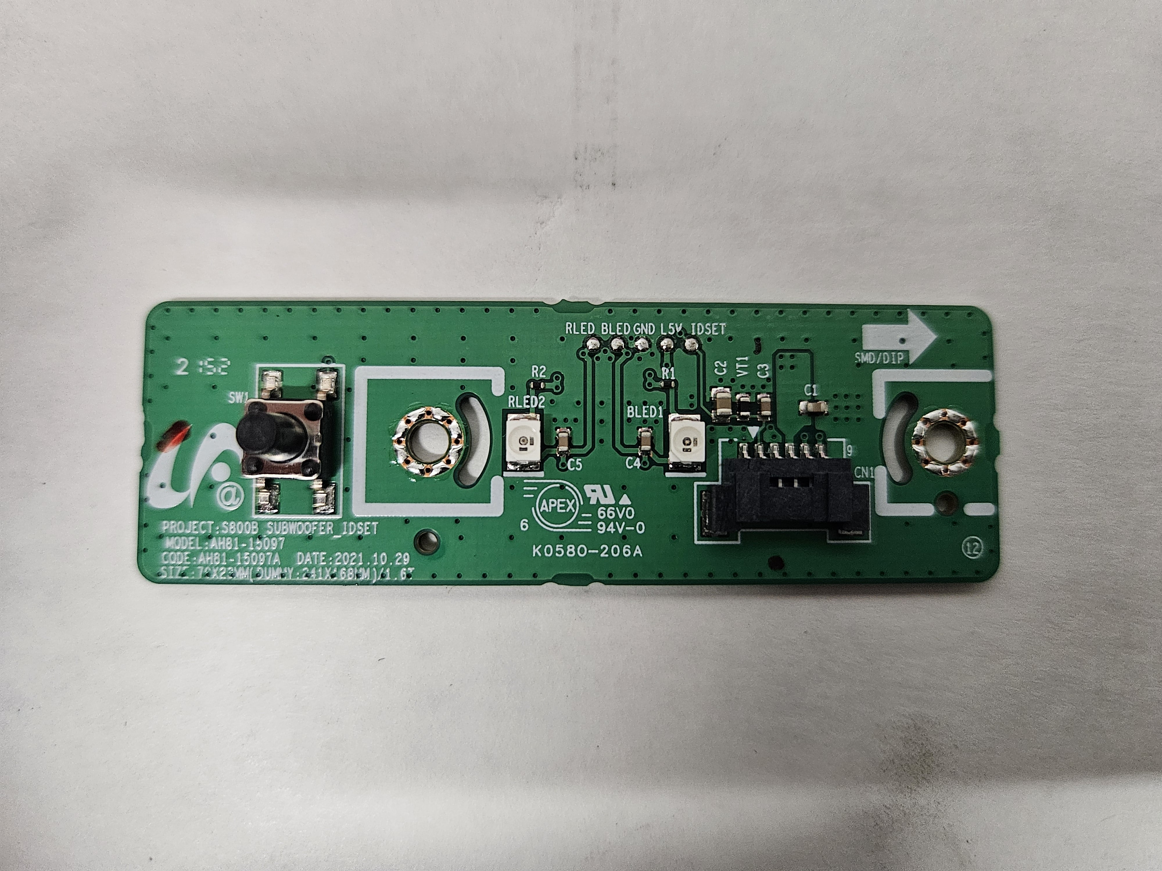 Samsung AH94-00022H Assembly Pcb Key Sub Wooper