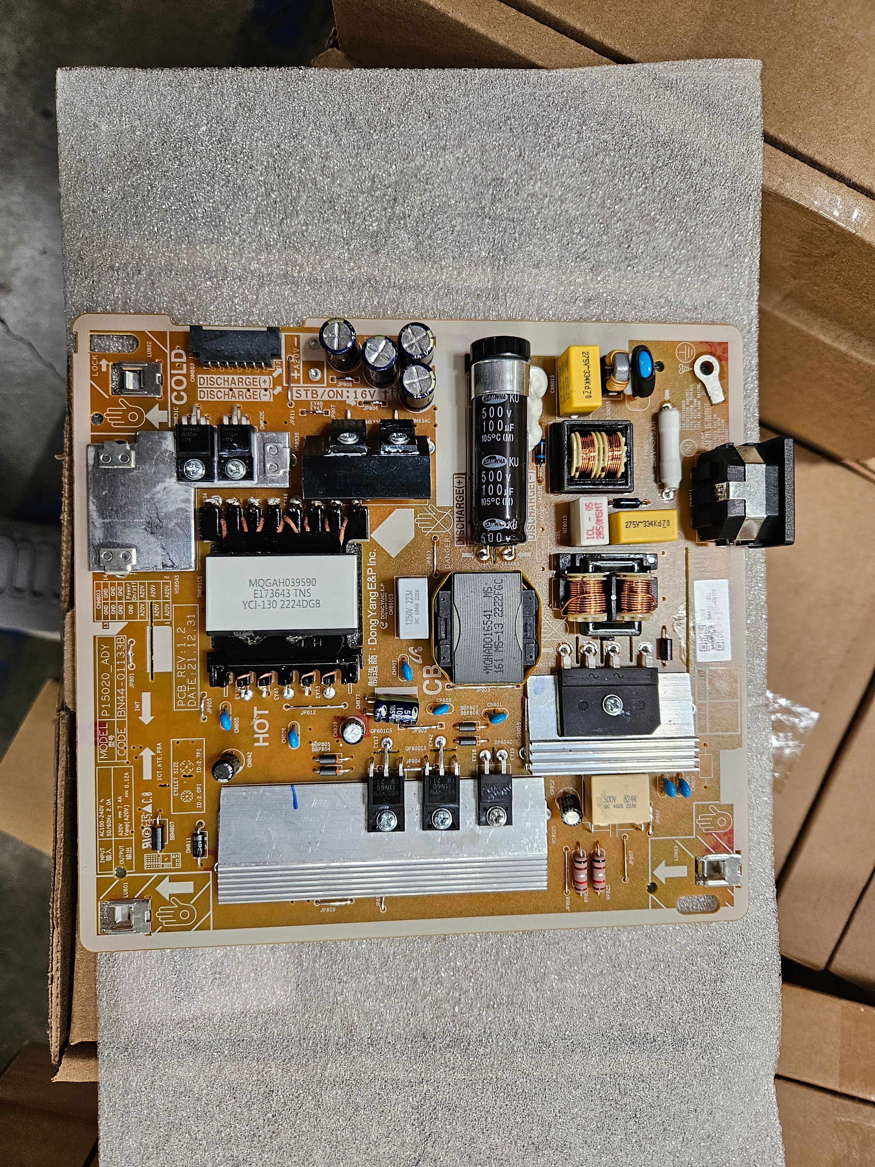 Samsung BN44-01133B DC VSS-POWER BOARD;P15020_ADY,AC/DC,150W