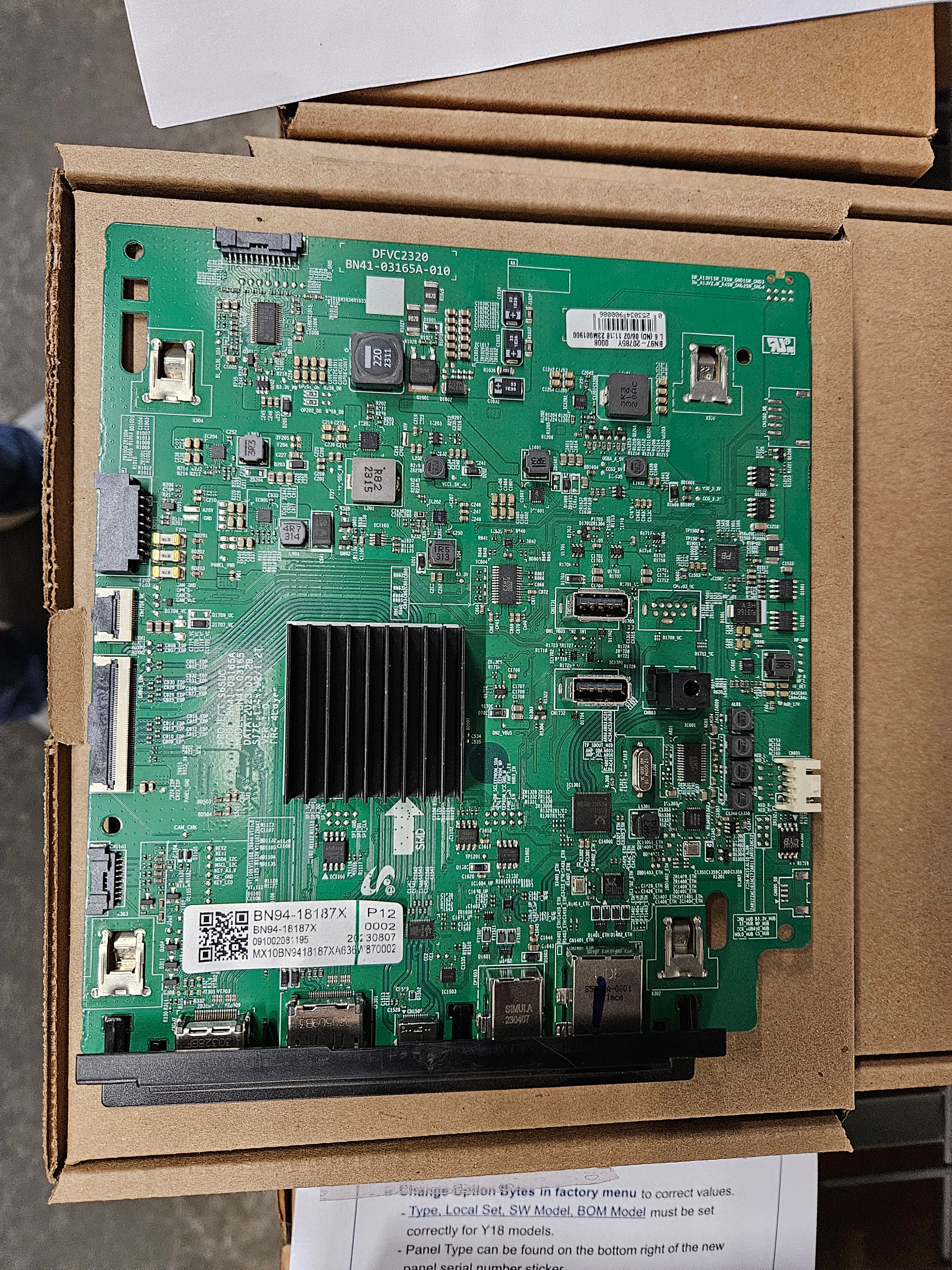 Samsung BN94-18187X ASSY PCB MAIN;S65VC