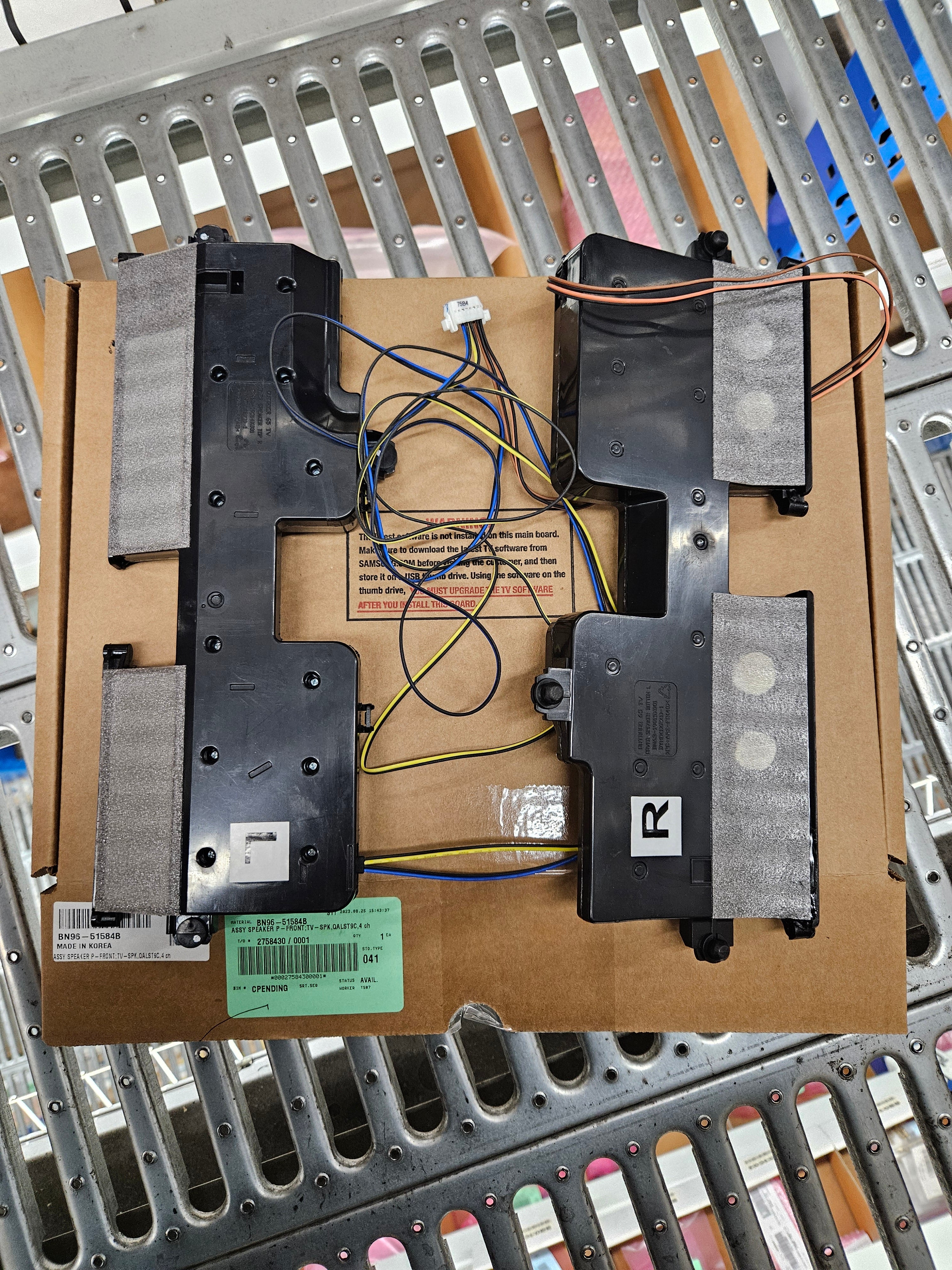 Samsung BN96-51584B ASSY SPEAKER P-FRONT;TV-SPK,QALST9C,4 ch