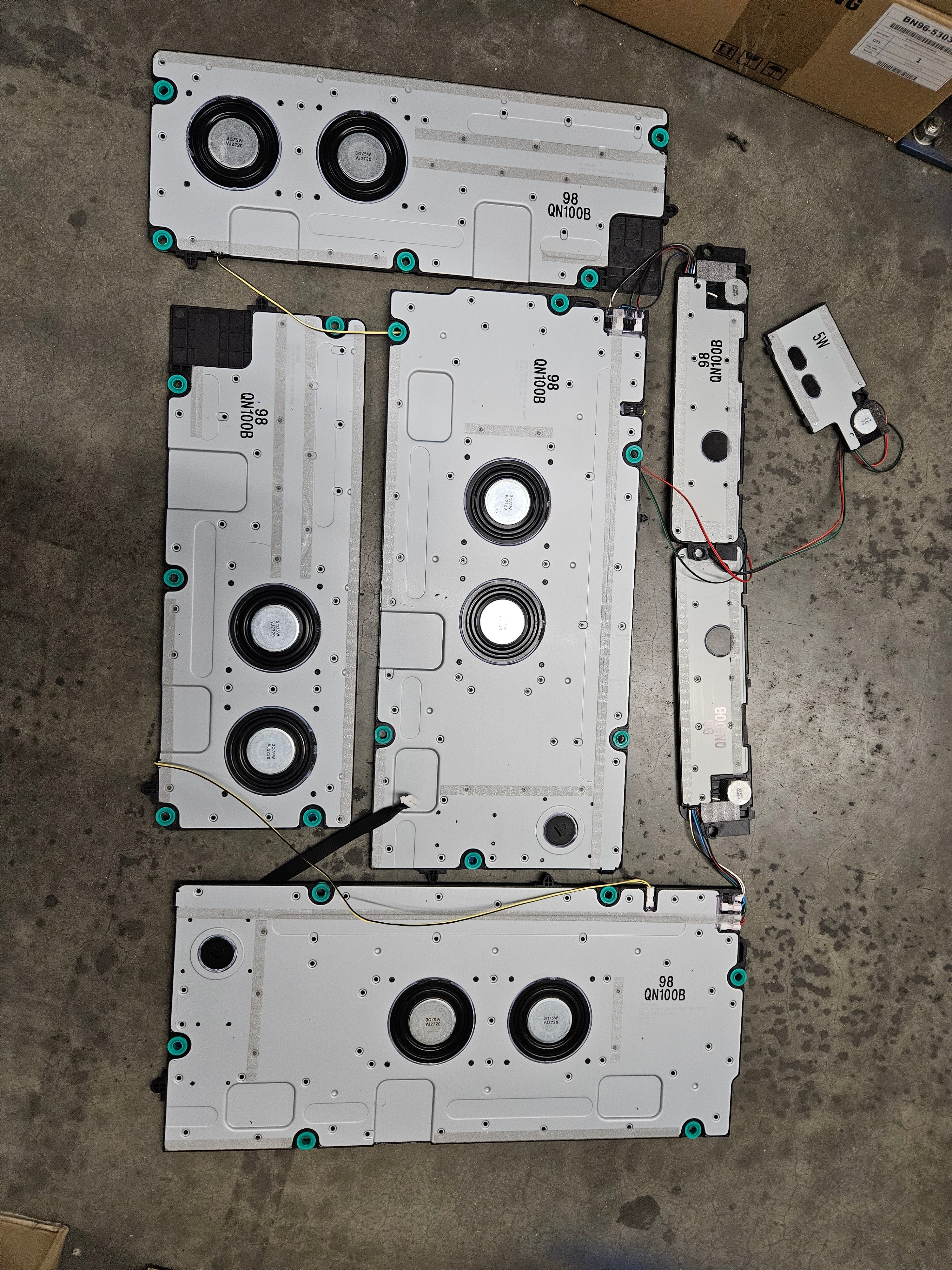 Samsung BN96-53039F ASSY SPEAKER P-FRONT;TV-SPK,98QN100BZ,6.