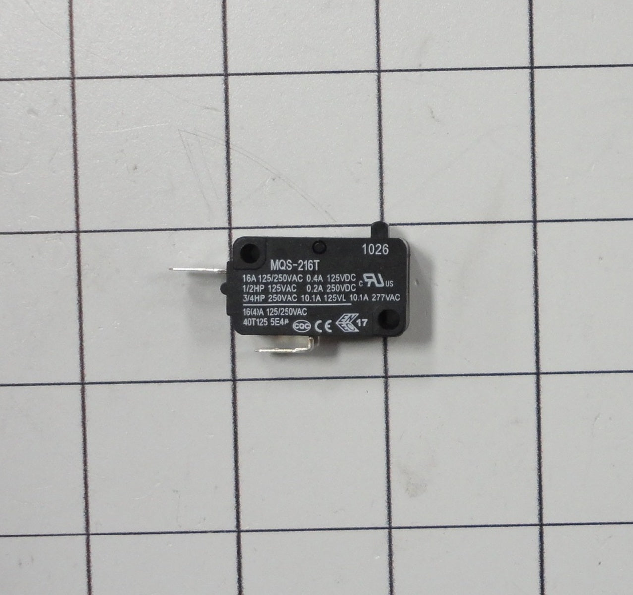 Samsung DE81-06146A Svc Microswitch 2 Pin Nc