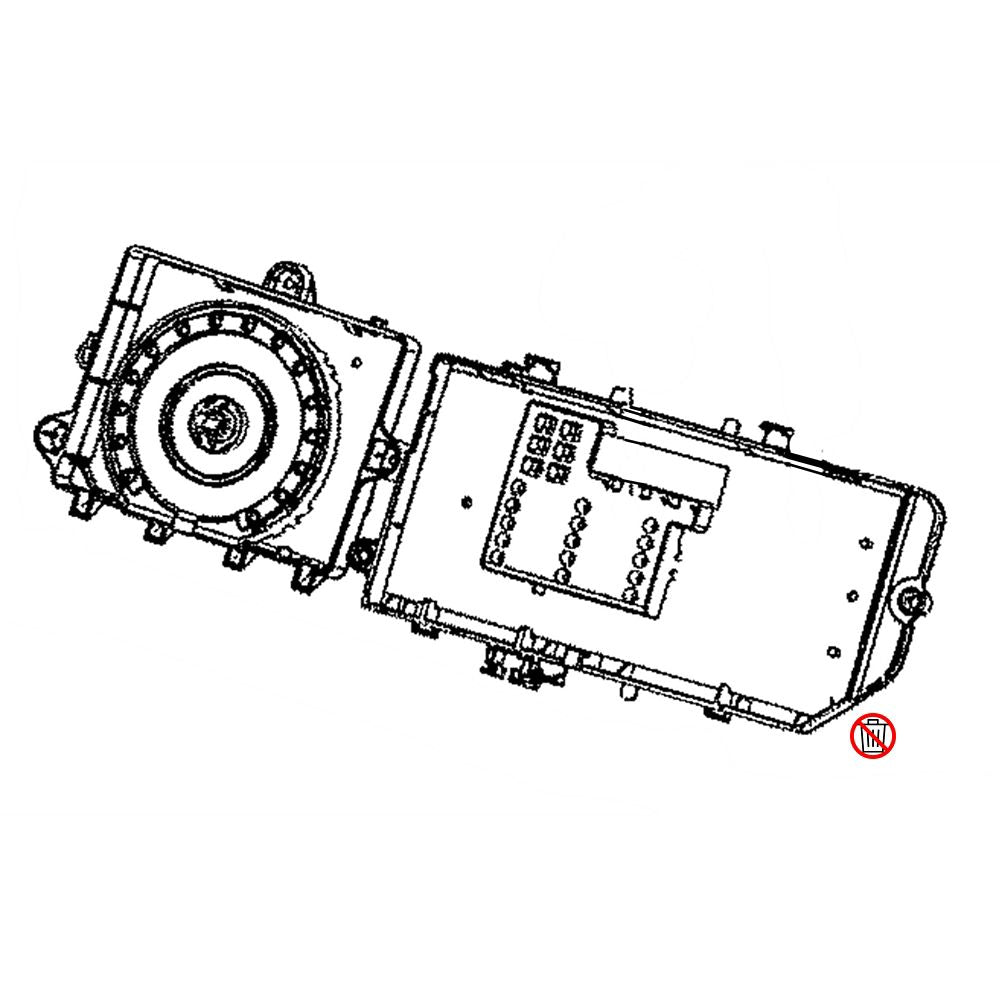  Samsung DC92-01607P Dryer User Interface