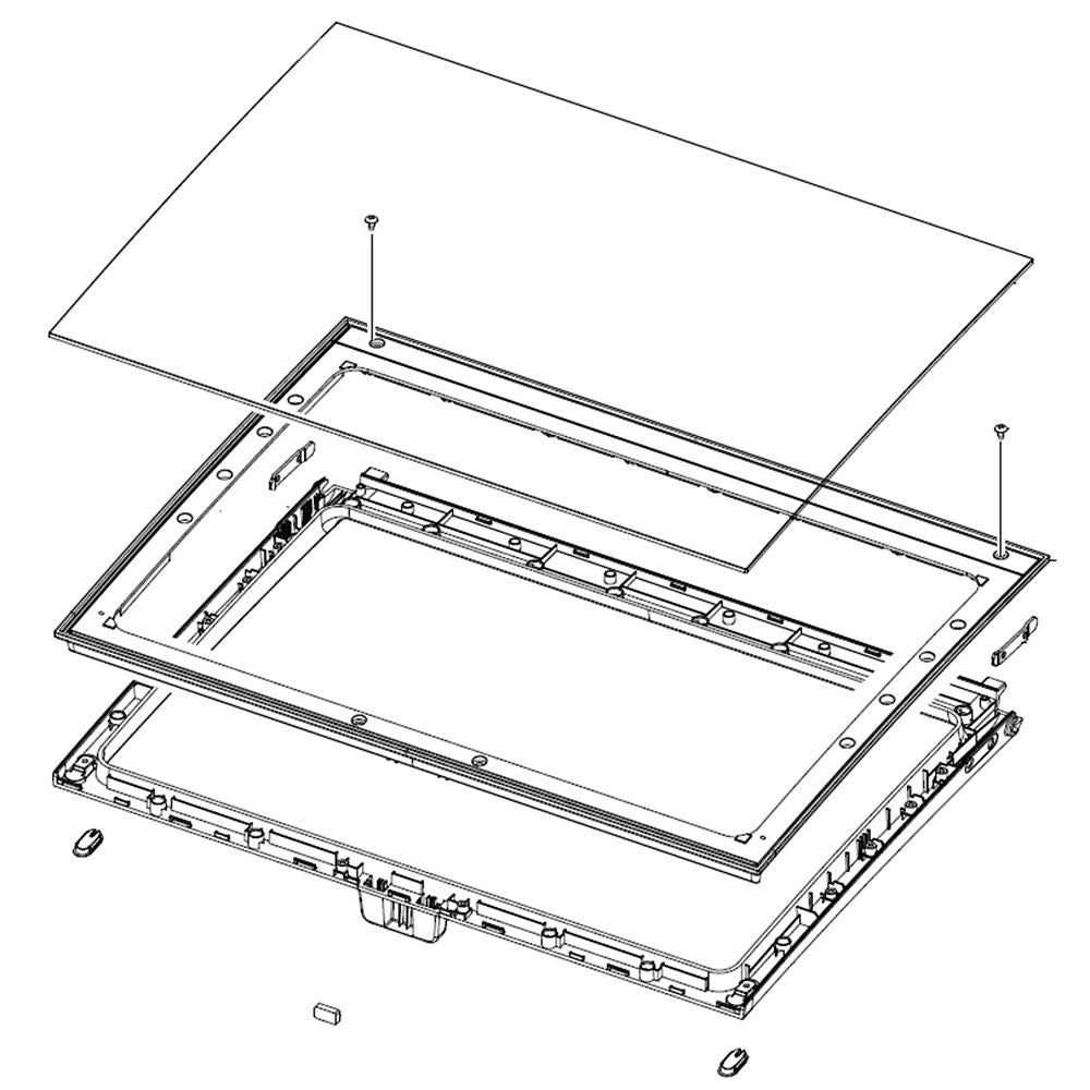 Samsung DC97-20004B Washer Lid Assembly