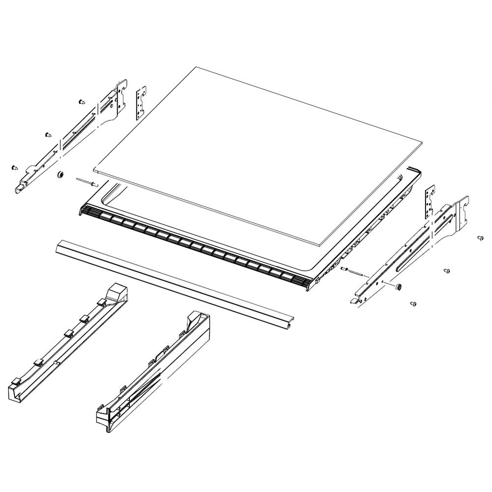 Samsung DA97-16220D Assembly Shelf Insert-Ref Fix