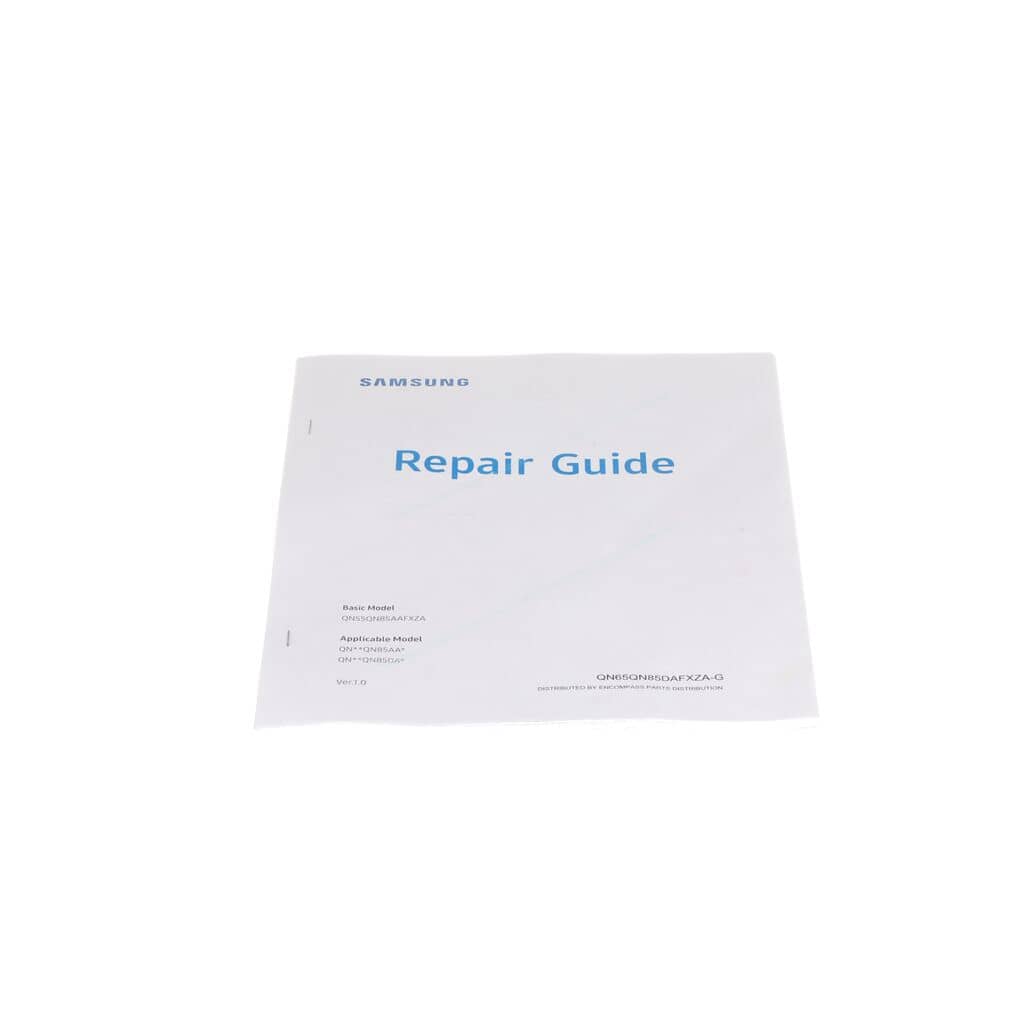 Samsung Qn65qn85dafxza-G Repair Guide, Paper Copy