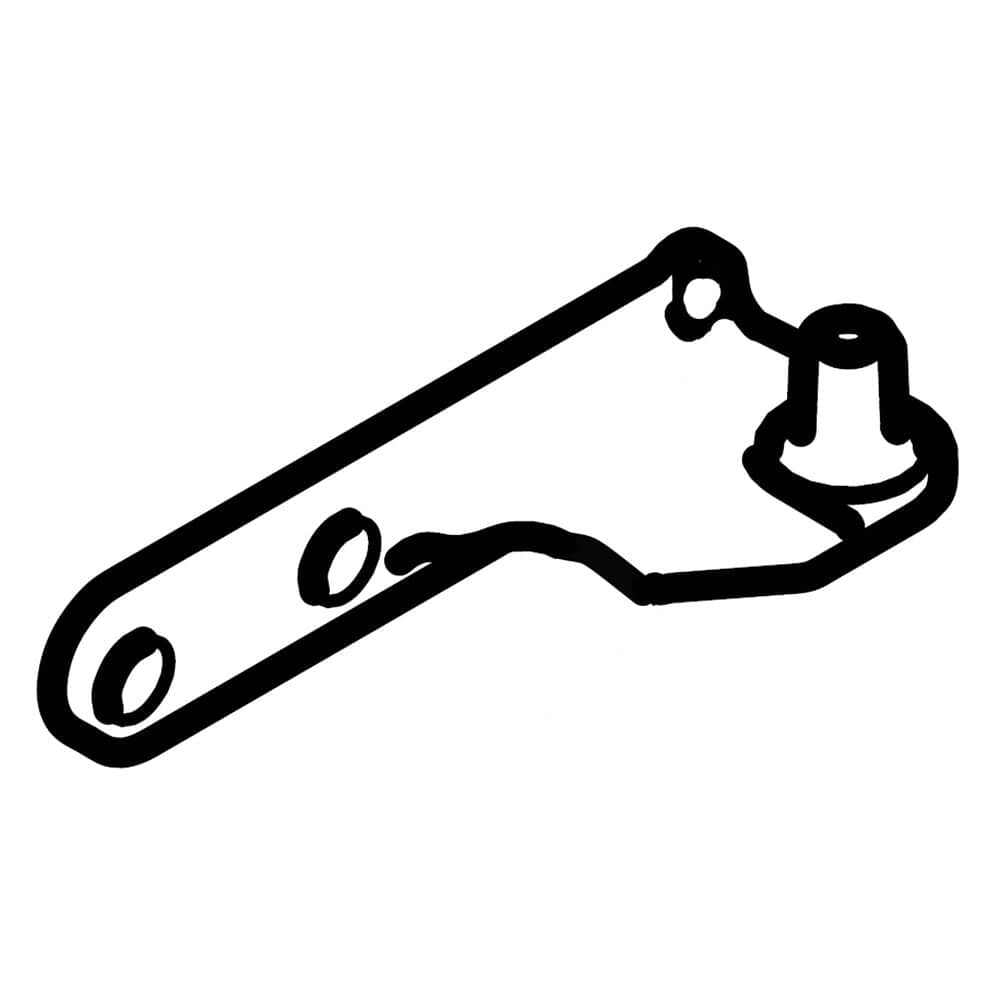 Samsung DA61-08317A Refrigerator Door Hinge, Lower