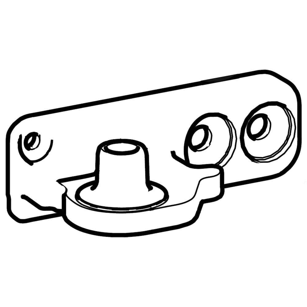 Samsung DA61-10859B Refrigerator Door Hinge, Left Center