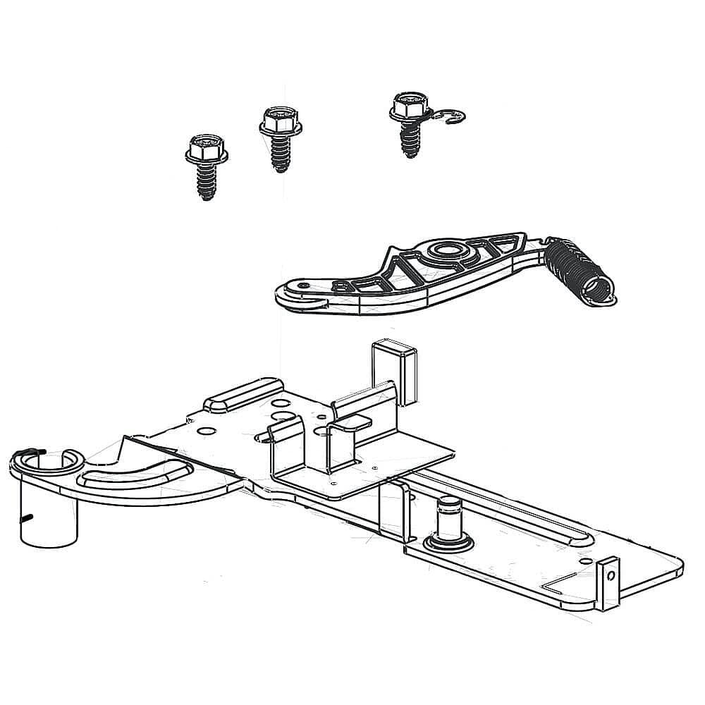 Samsung DA97-04874J Assembly Hinge-Upp L