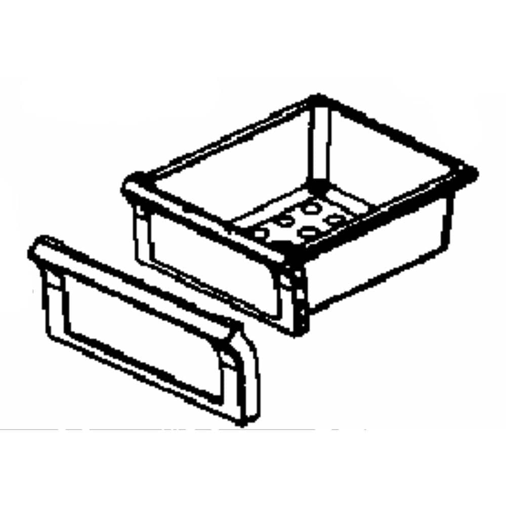 Samsung DA97-07037A Refrigerator Crisper Drawer Assembly