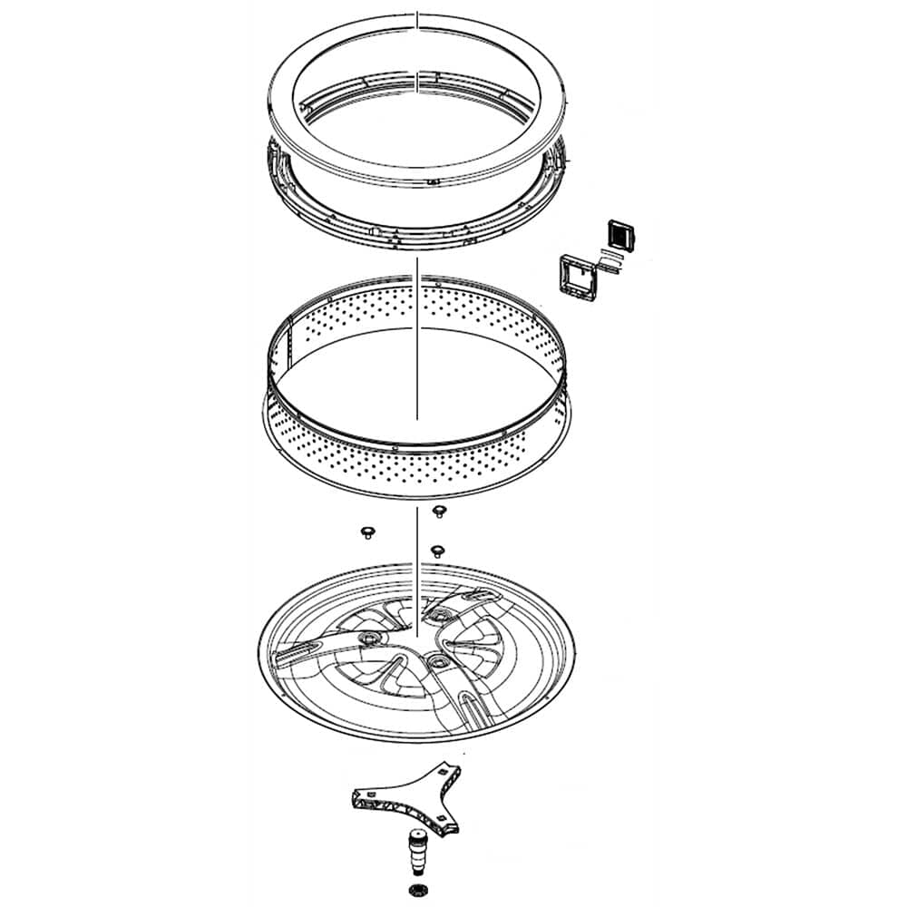 Samsung DC90-00030U Basket