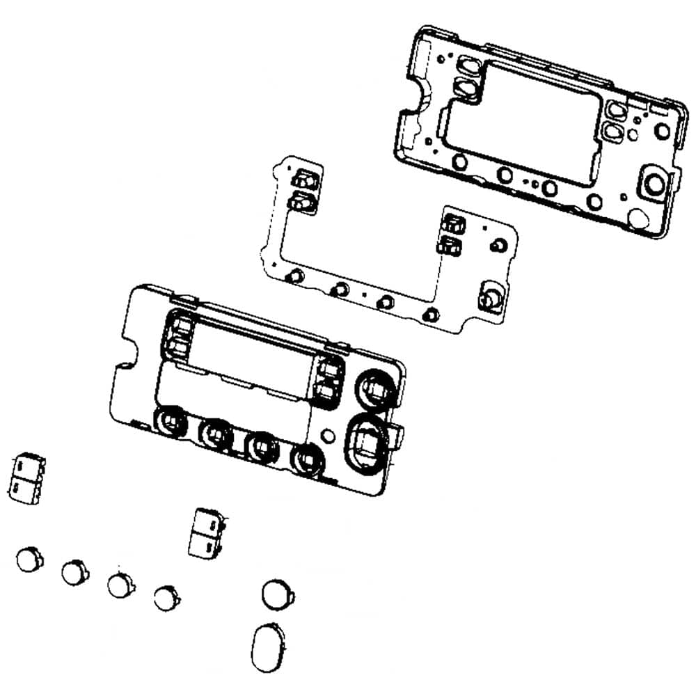 Samsung DC97-16064L Button Assembly