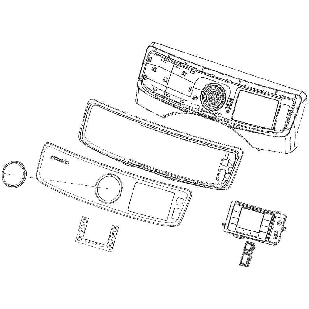 Samsung DC97-19327E ASSEMBLY S.PANEL CONTROL
