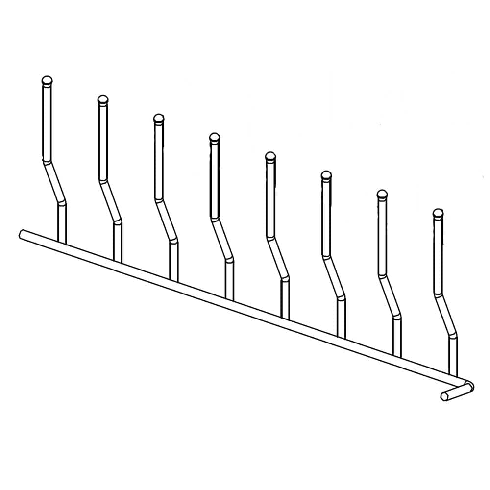 Samsung DD67-00187A Dishwasher Folding Tine Row, Left Front