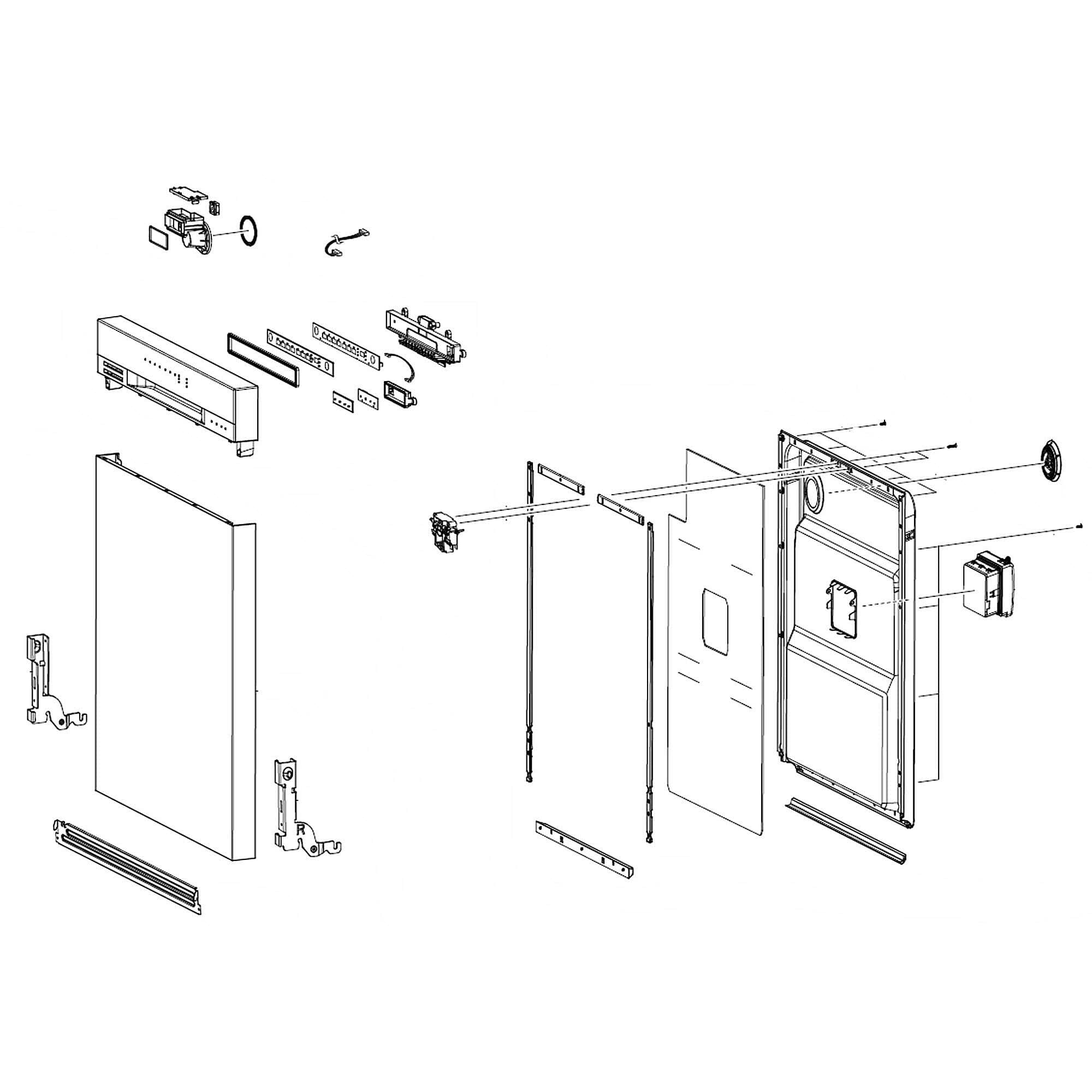 Samsung DD82-01595A Assembly-Door