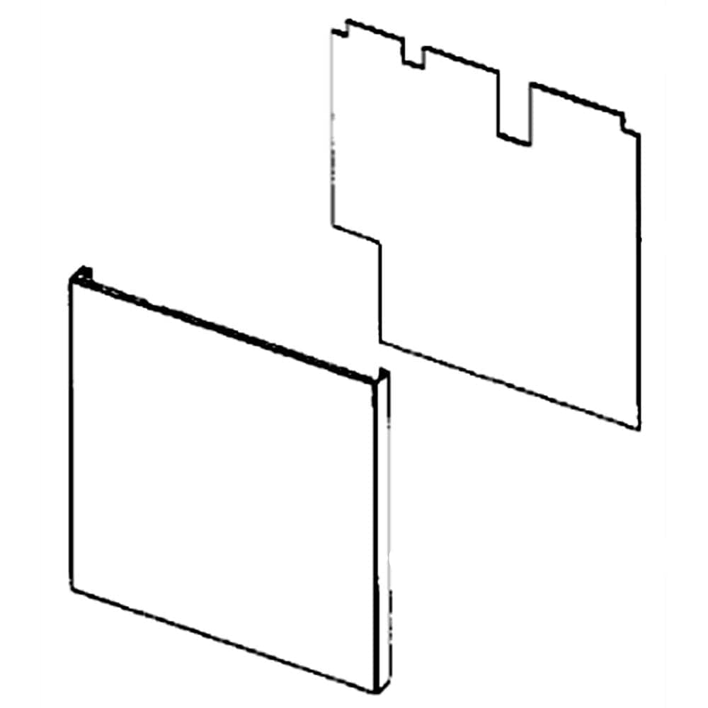 Samsung DD97-00225D Dishwasher Door Outer Panel Assembly