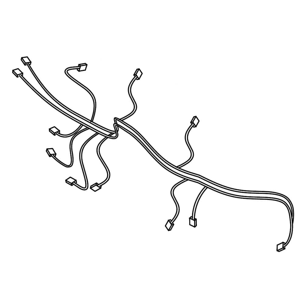 Samsung DE96-01084A Microwave Light Wire Harness