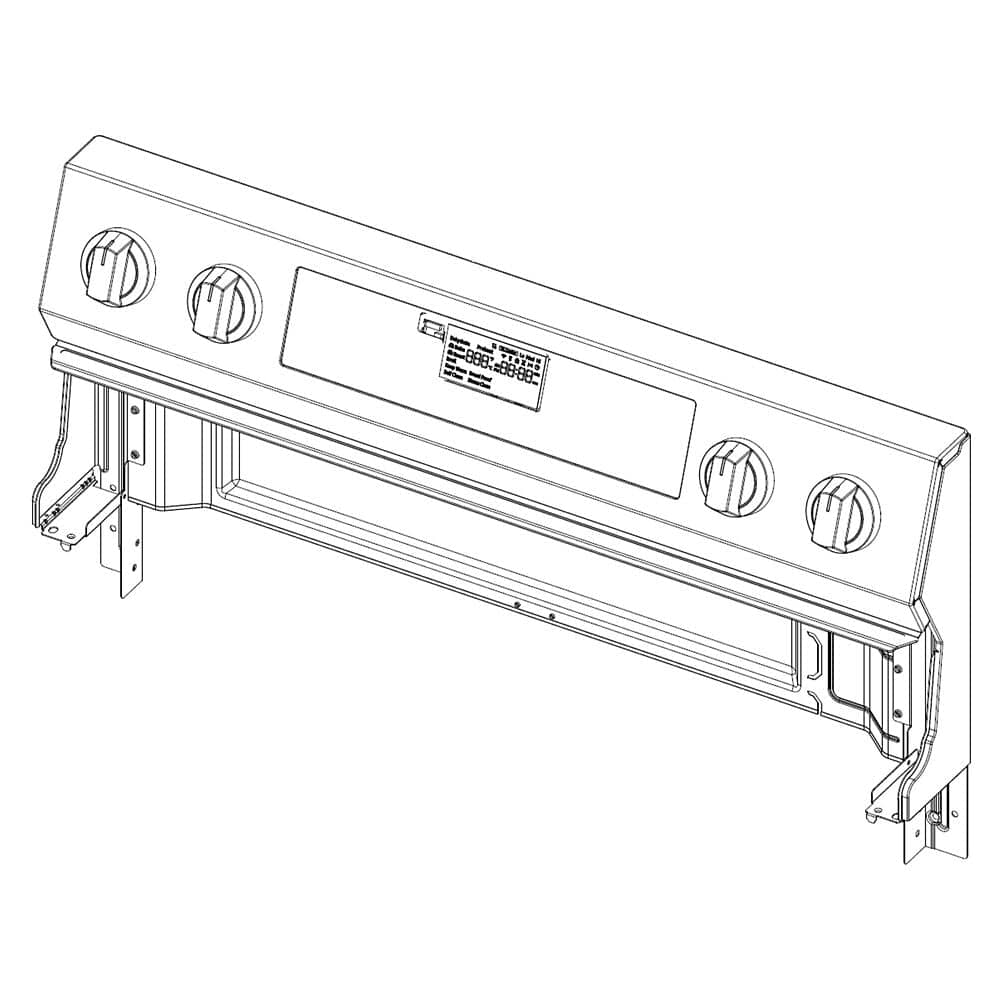 Samsung DG94-03952D Range Control Panel Assembly