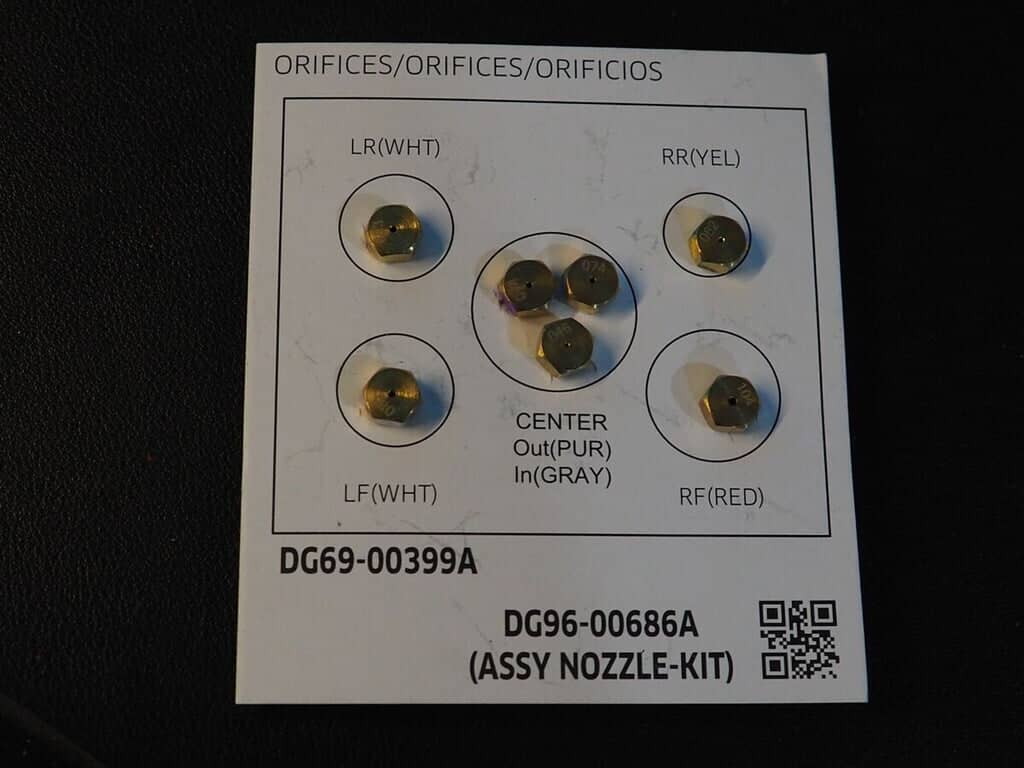 Samsung DG96-00686D Assembly Nozzle Kit