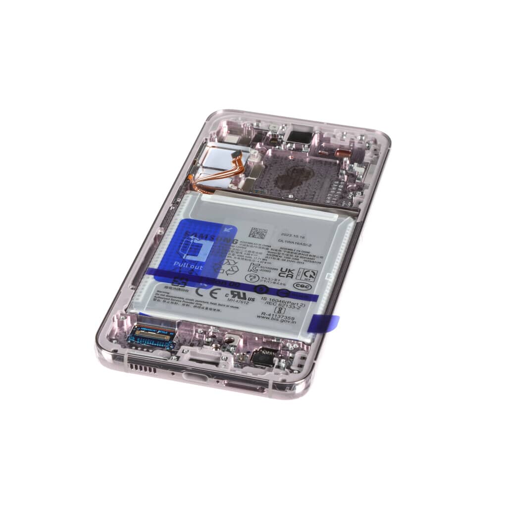 Samsung Mobile Galaxy S23+ SVC Complete LCD Display Screen with Frame (Lavender) - GH82-30469D
