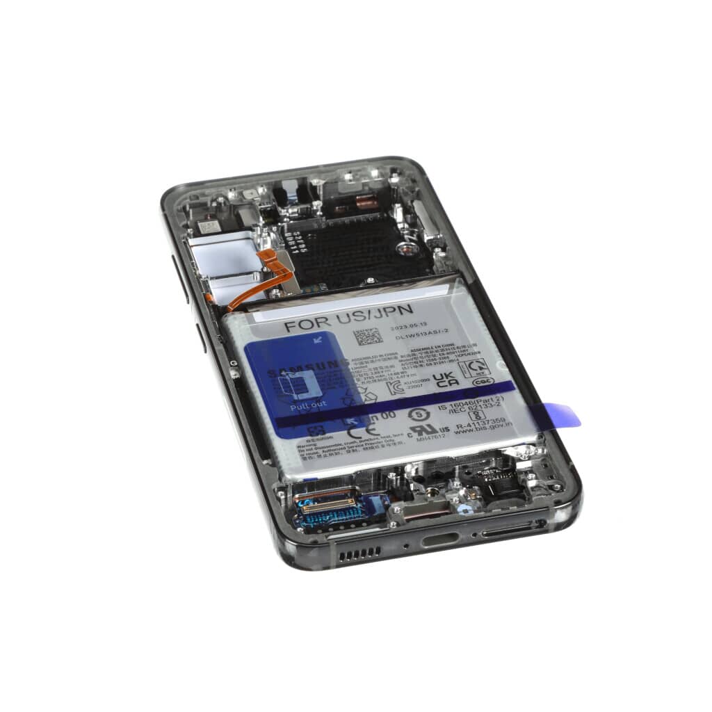 Samsung Mobile Galaxy S23 SVC Complete LCD Display Screen with Frame (Green) - GH82-30749C