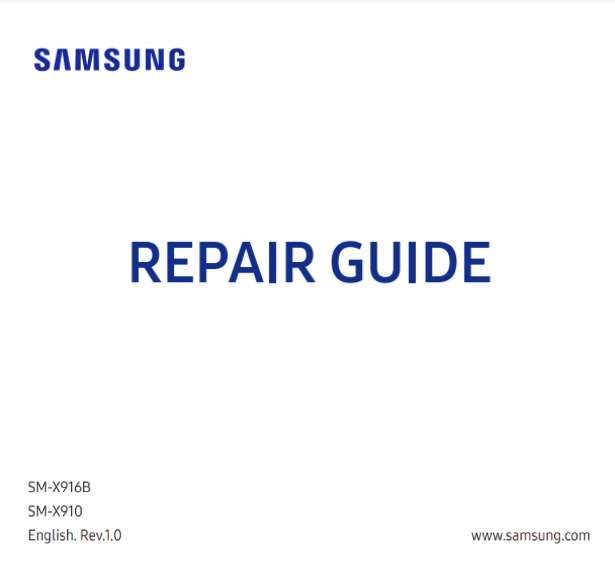  Service Guide For  X910-G