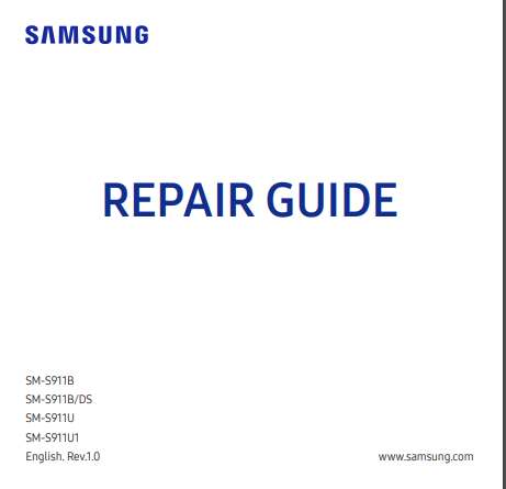 Service Guide For S911-G
