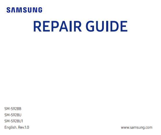 Service Guide For S928-G