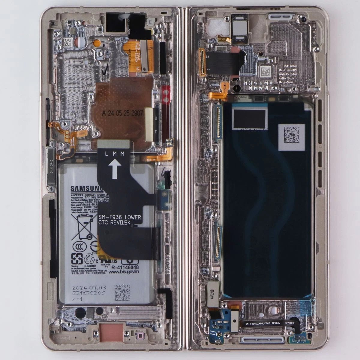  Samsung Mobile Galaxy Z Fold4 SVC LCD Screen Assembly - GH82-29448C
