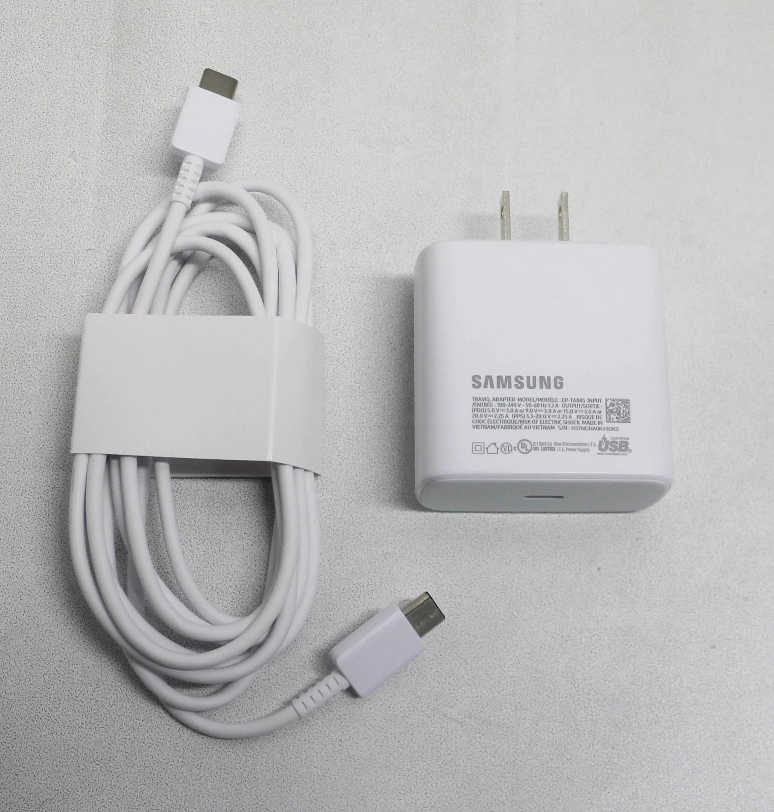 Samsung Chromebook 45W USB-C AC Power Adapter (EP-TA845) GH44-03104A